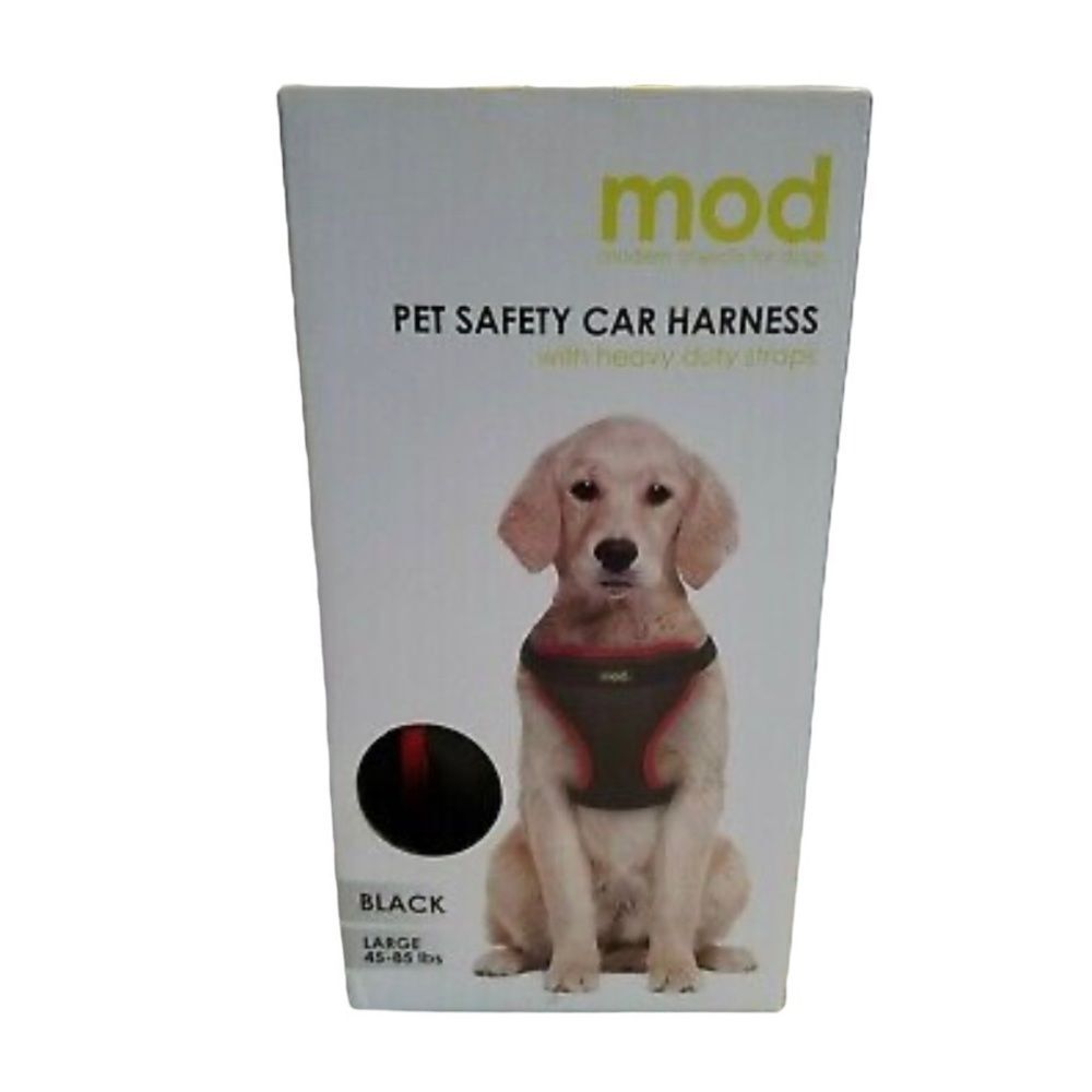 10/$25🦋 MOD Black & Red Pet Safety Car Harness - Size Small